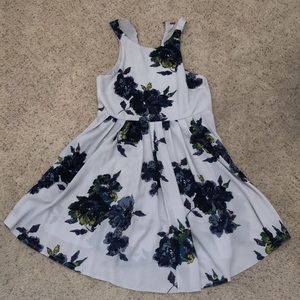 Free people flowered skater dress